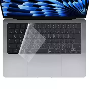 Пленка для клавиатуры MacBook Air A2681 с чипом M2, японская раскладка JIS, ультратонкая, сверхстойкая к истиранию, моющаяся, высокая прозрачность, модель чипа M2 2024