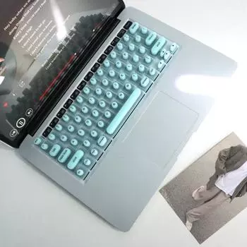 Пленка для клавиатуры Nail Art Наклейка для набора текста Износостойкая Сильная адгезия Универсальная Простая Установка Многоразовая Пленка для Клавиатуры для MacBook Pro зелёный
