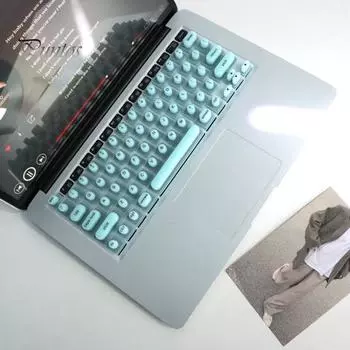Пленка для клавиатуры Nail Art Наклейка для набора текста Износостойкая Сильная адгезия Универсальная Простая Установка Многоразовая Пленка для Клавиатуры для MacBook Pro зелёный