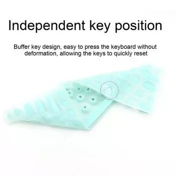 Пленка для клавиатуры Yousheng Nail Art, износостойкая, простая установка, прочная клейкая пленка для клавиатуры, чехол для MacBook Pro/MacBook Air Circle мятный зеленый