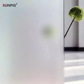 Пленка для окон, пленка для витражей, матовые непрозрачные наклейки на стекло, солнцезащитные виниловые наклейки на окна для дверей, домашнего офиса 30x200 cm