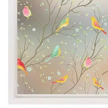 Пленка для окон Privacy, декоративная бумажная наклейка, неклейкая кружевная цветочная наклейка, домашний офис, статическая липкая стеклянная фольга, ширина 90 см 30x100cm