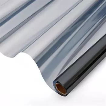 Пленка для окон с защитой от посторонних глаз, односторонняя тонировка зеркального стекла, раздвижная дверь с контролем тепла и защитой от ультрафиолетового излучения, светоотражающая самоклеящаяся пленка для дома 40x100 cm