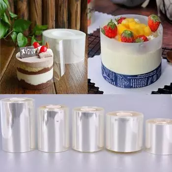 Пленка для торта прозрачный торт воротник кухня ацетат шоколадные конфеты инструменты 50 м 9CM