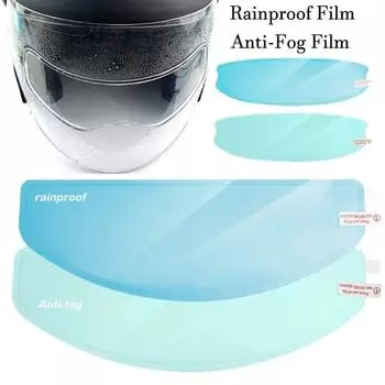 Пленка для защиты линз мотоциклетного шлема от запотевания Универсальная прозрачная пленка для защиты линз от дождя для электромобиля Нанопокрытие Наклейка на пленку