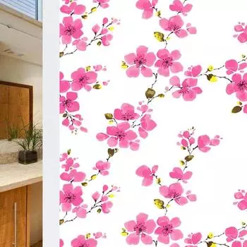 Пленка для защиты окон, съемная виниловая пленка для окон, защитная пленка для дверей, самоклеящаяся наклейка с защитой от УФ-излучения для домашнего декора 45x200cm