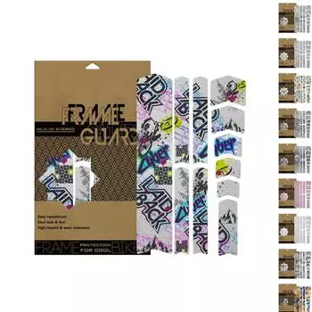 Пленка для защиты рамы велосипеда, защитная пленка для вилки, защита от царапин для шоссейного велосипеда, ПВХ, утолщенная A map model