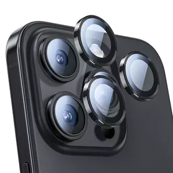 Пленка NIMASO для камеры iPhone 15 Pro, полная защита камеры, алюминиевый сплав, закаленное стекло, линзы, царапины, передержка, совместимо с iPhone 15 Pro