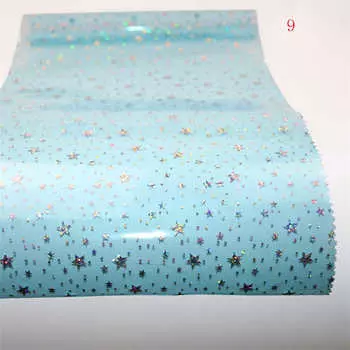 Пленка ПВХ своими руками Прозрачная пятиконечная звезда Виниловая пленка Материал ручной работы 20cm*30cm