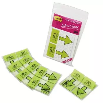 пленочные самоклеящиеся заметки зеленые 44 x 25 мм 20 листов x 2 x 5 Post-it 684P-KH-5P
