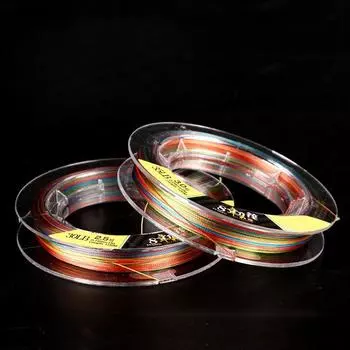 Плетеная леска из полиэтилена, один метр, один цвет, 8 оплеток, мощная леска Malua, основная и дополнительная леска сильного натяжения. 0.6