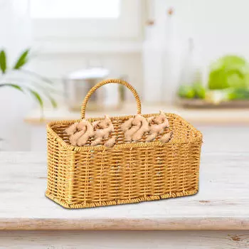 Плетеная подвесная корзина, настенный органайзер для хранения, плетение фруктовых корзин для