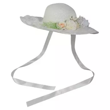 Плетеная соломенная шляпка-боннет для женщин, дышащая шляпа рыбака на шнуровке, французский головной убор, летняя пляжная шляпа от солнца разноцветный