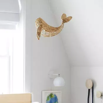 Плетеная статуэтка-украшение в виде животного, забавная коллекционная скульптура, статуэтка