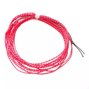 Плетеная свернутая леска Tenkara коническая рыболовная снасть Fly для активного отдыха Red 9FT