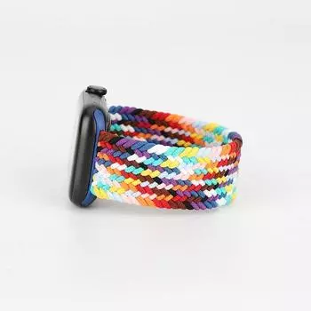 Плетеная ткань Solo Loop, нейлоновый эластичный ремень, ремешок-браслет для Apple Watch, ремешок 44 мм, 40 мм, 45 мм, 41 мм, 42 мм, 38 мм для iWatch 3 4 5 SE 6 7 2 1 45mm 44mm 42mm#10/#11 L