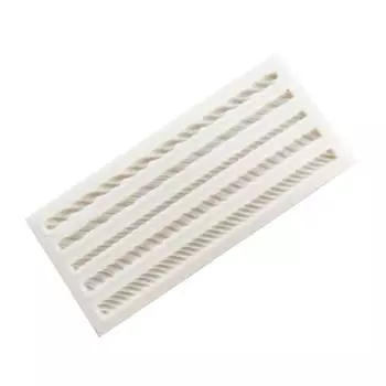 Плетеная веревка, силиконовая форма, кухонная форма для DIY десерта, шоколада, инструмент для выпечки помадки, длинная полоска, кружевная форма для украшения