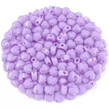 Плетеные бусины для изготовления ювелирных изделий Бусины-разделители в форме сердца DIY Ручная работа 50 шт. 7 мм Сэндвич Красочные прозрачные подвески Акриловые бусины-разделители зелёный