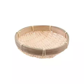 Плетеные декоративные сита ручной работы DIY бамбуковый плот бамбуковая корзина круглый совок Декор украшения 22cm