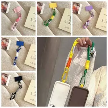 Плетеные полоски, красочный шнур для ключей, подвесная веревка, красочные ремни на запястье, ремешок для рук, женский, для девочек жёлтый