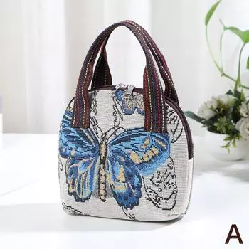 Плетеные сумки для женщин, сумки через плечо в стиле ретро, повседневные сумки-тоут, сумки в этническом стиле