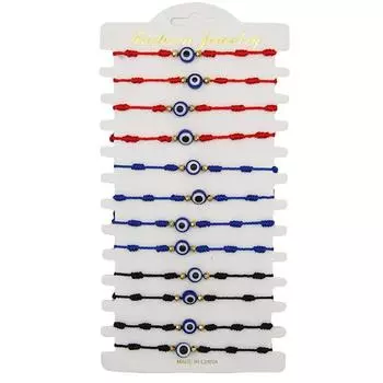 Плетеный браслет ручной работы, браслет на удачу, минималистичный тканый браслет, регулируемый открывающийся красочный подарочный браслет 1