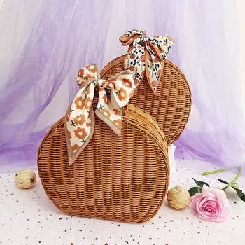 Плетеный чемодан, пыленепроницаемый, переносной, плетеный из ротанга, органайзер для мелочей, чемодан, плетеный из ротанга, для путешествий, подарок