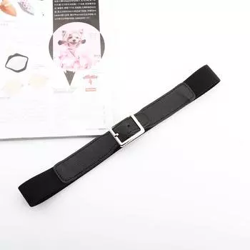 Плетеный Эластичный Ремень Женский Простой Студенческий Джинсовый Практичный Ремень