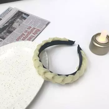 Плетеный ободок для волос с закруткой для женщин, модный плетеный ободок, корейский ободок с широкими полями для умывания лица, аксессуары для волос для девочек