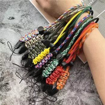 Плетеный ремешок на руку из дакрона, цветные шнурки, запястье, брелок, ювелирные изделия 2