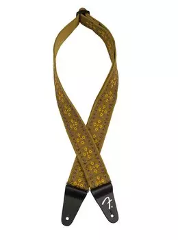 Плетеный решетчатый ремень Fender Pasadena, бежевый, 2 дюйма