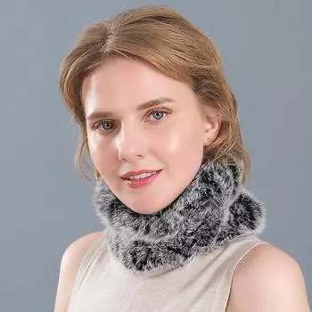 Плетеный шейный платок, шарф, осенне-зимний женский утолщенный зашифрованный теплый эластичный меховой шарф с накладным краем one size
