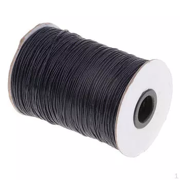 Плетеный шнур из бисера длиной 170 метров, 1 мм, сделанный своими руками кофейный