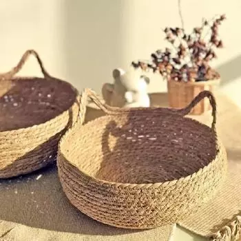 Плетеный вручную наполнитель для кошачьего туалета из ротанга, съемный коврик, можно стирать, аккуратный, универсальный, сезонный, теплый, зоомагазин, аксессуары, 4 сезона, 38cm