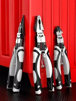 Плоскогубцы для обжима проводов, многофункциональные кусачки для зачистки проводов, наборы щипцов-щипцов для электриков с диагональными игольчатыми носами