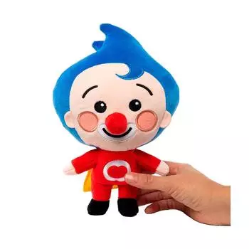 Plim PL85021 Plush Toy, 20 cm, Multicoloured, Toy with Sayings from the Series and Delights Children Plim Plim