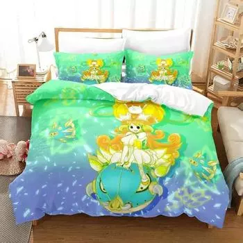 Plim plim birthday Bedding Set Single Twin Full Queen King Size Bed Set Aldult Kid Bedroom Duvet cover Sets Anime Bed Sheet Set 70x133cm 2pcs