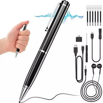 PliPla Voice Pen 32 ГБ IC 35 часов непрерывной работы OTG Высокое распознавание голоса Автоматическое качество звука Высокое всенаправленное Легкое питание Сексуальное моральное