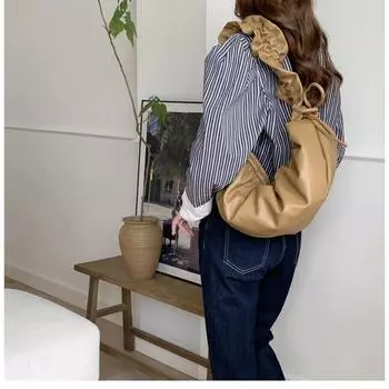 Плиссированная сумка PU Cloud для женщин, сумки через подмышку, женские сумки через плечо, новые