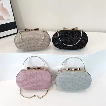 Плиссированная вечерняя сумочка женская верхняя ручка блестящий дневной клатч свадебный ужин нарядная сумка с зажимом бриллиантовый кошелек для вечеринки золотой