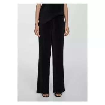 Плиссированные брюки-паласо