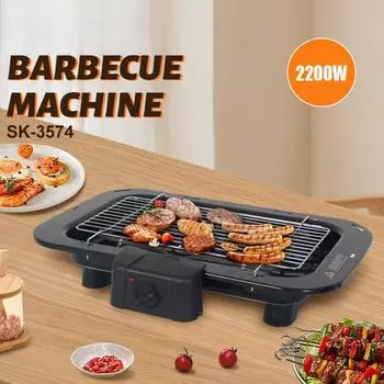 Плита для барбекю, электрическая духовка, гриль, электрическая сковорода, шампуры, машина