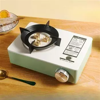 Плита для кемпинга на открытом воздухе с картой, собирающая энергию и экономящая газ, сильная плита с магнитной картой, портативная газовая плита для пикника