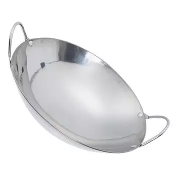 Плита из нержавеющей стали, сковорода-гриль, индукционная варочная панель, металлический мини-вок, кухонный инструмент