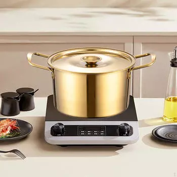 Плита Корейская кастрюля для рамэна Кухонная посуда Кастрюля для хранения лапши Лапша быстрого приготовления Корейская