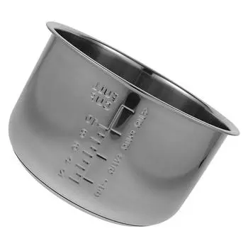 Плита Кухонная утварь Подставка для риса Кастрюля для приготовления пищи Многоцелевой сменный блок питания из нержавеющей стали Электрический серебряный