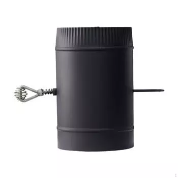 Плита с заслонкой ручной объем портативный нержавеющая сталь обратный воздуховод для дыма