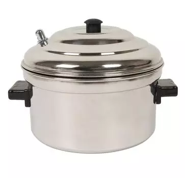 Плита Trifri Idli, пароварка из нержавеющей стали, 6-уровневая посуда, горшок с ручками, плита премиум-класса Idli Dhokla Option3-8.3” x 8.5” серебряный