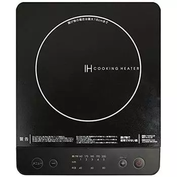 Плита Yamazen IH, нагреватель для приготовления пищи IH, настольный, небольшой, 1000 Вт, 5 уровней регулировки мощности нагрева, подходит для жареных продуктов, сохранение тепла IH плита,