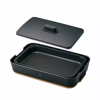Плита Zojirushi Hot Plate 1 Piece Type Deep Plate Black STAN. EA-FA10-BA